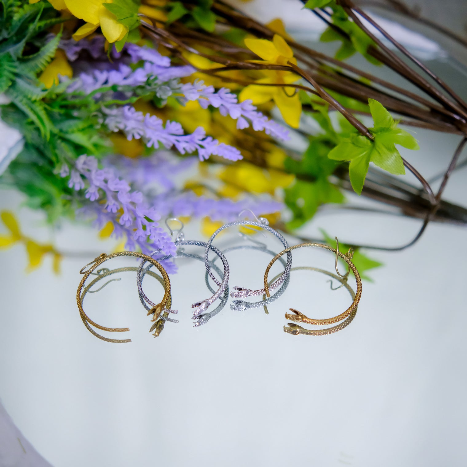 Handmade Dragon Ethnic Earring