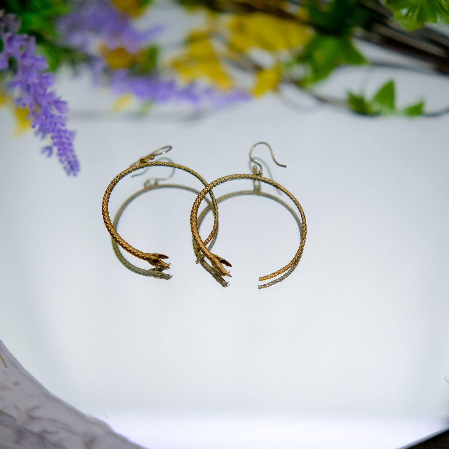 Handmade Dragon Ethnic Earring