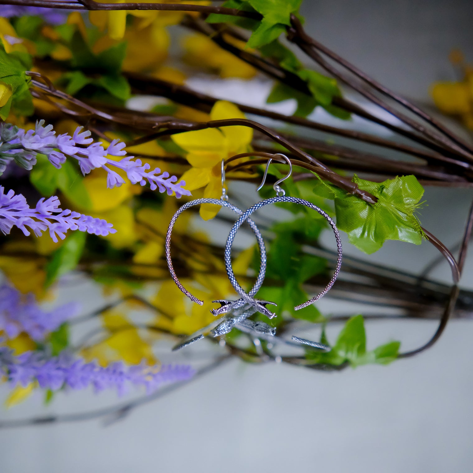 Handmade Dragon Ethnic Earring