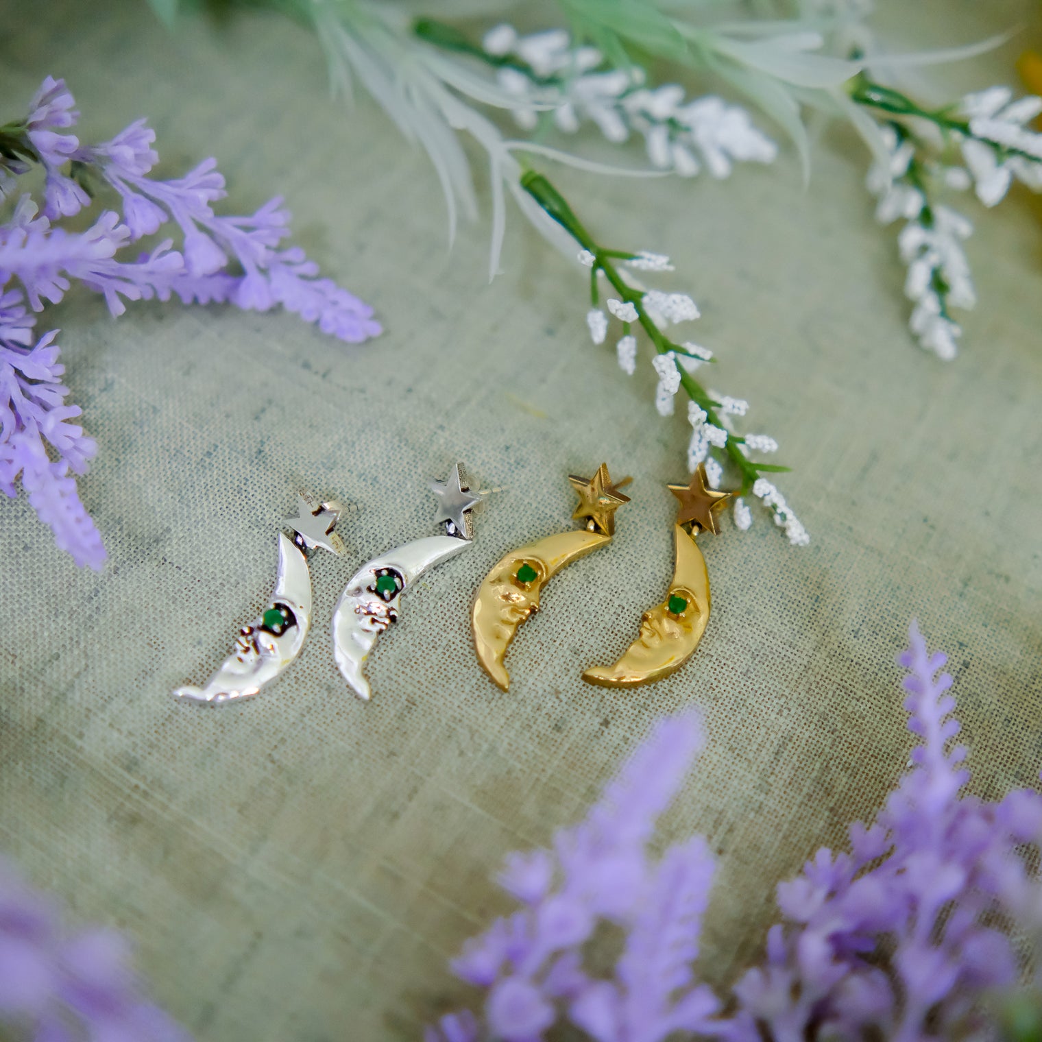 Crescent Moon Shaped Earring