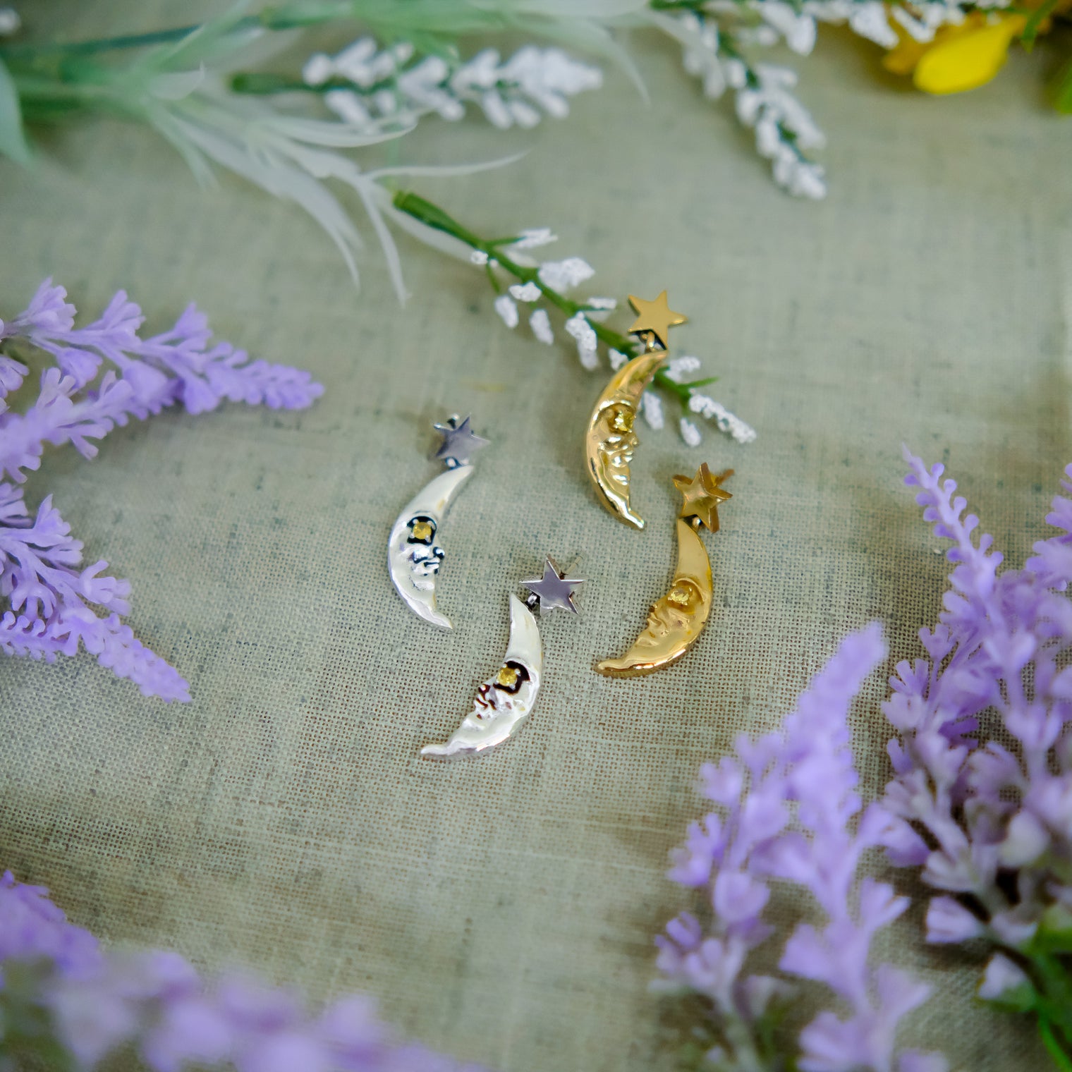 Crescent Moon Shaped Earring