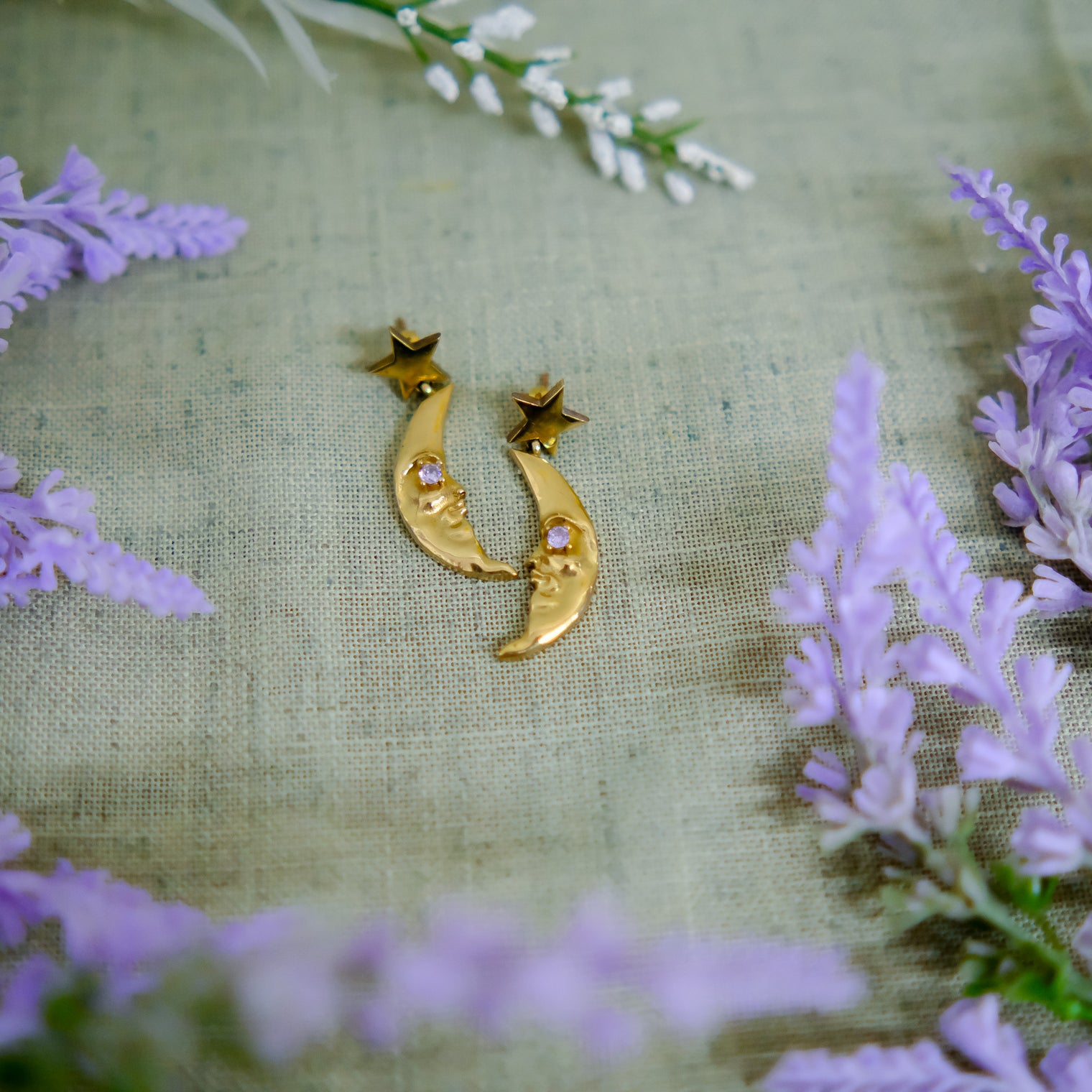 Crescent Moon Shaped Earring