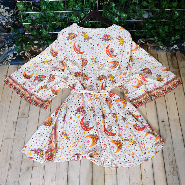 Celestial Short Boho Kimono