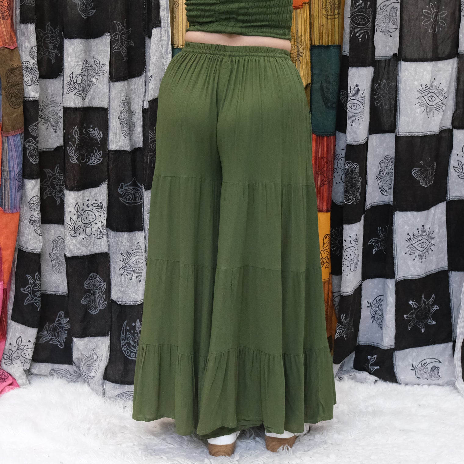 Willow Tiered Boho Palazzo Pants