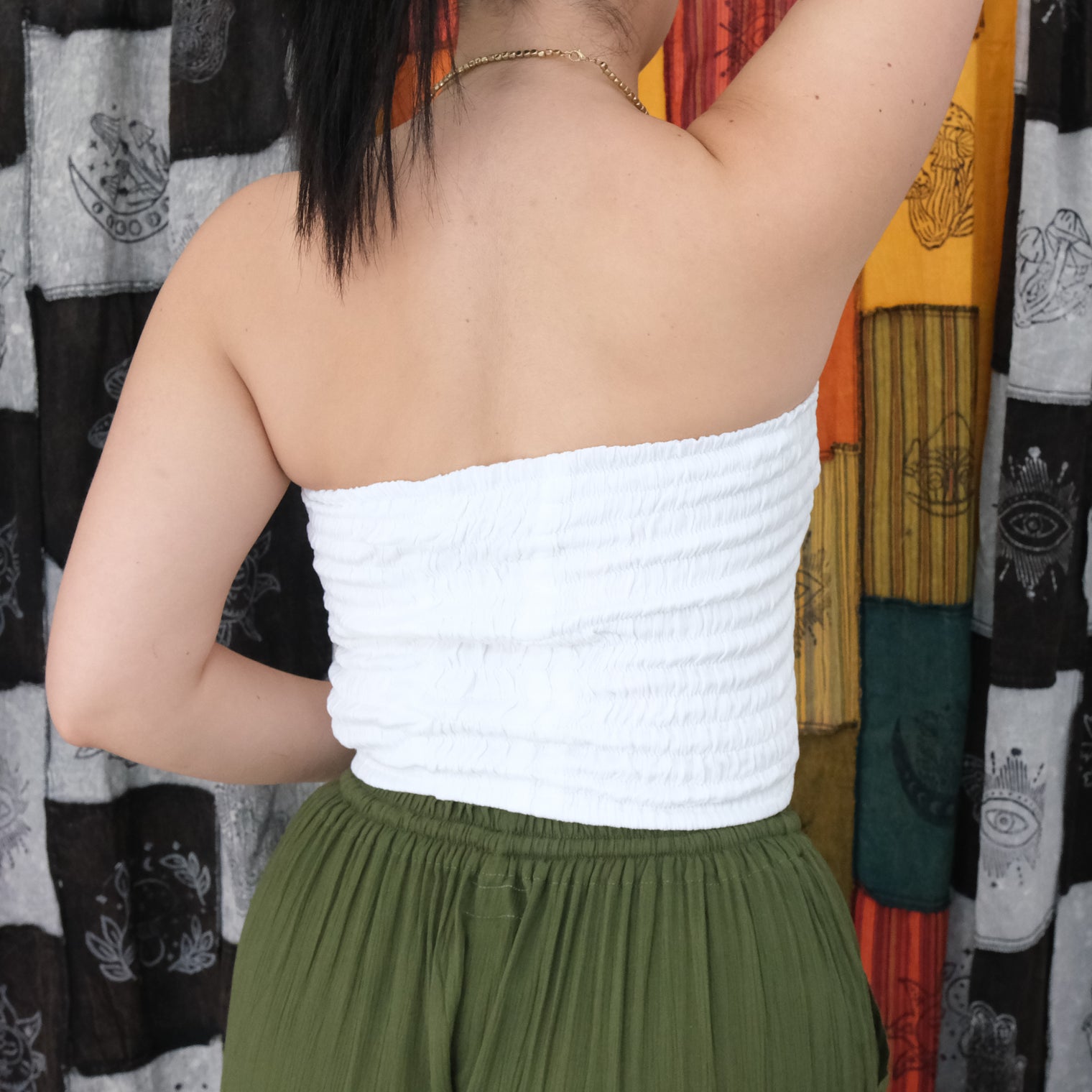 Festival Ready Smocked Tube Top