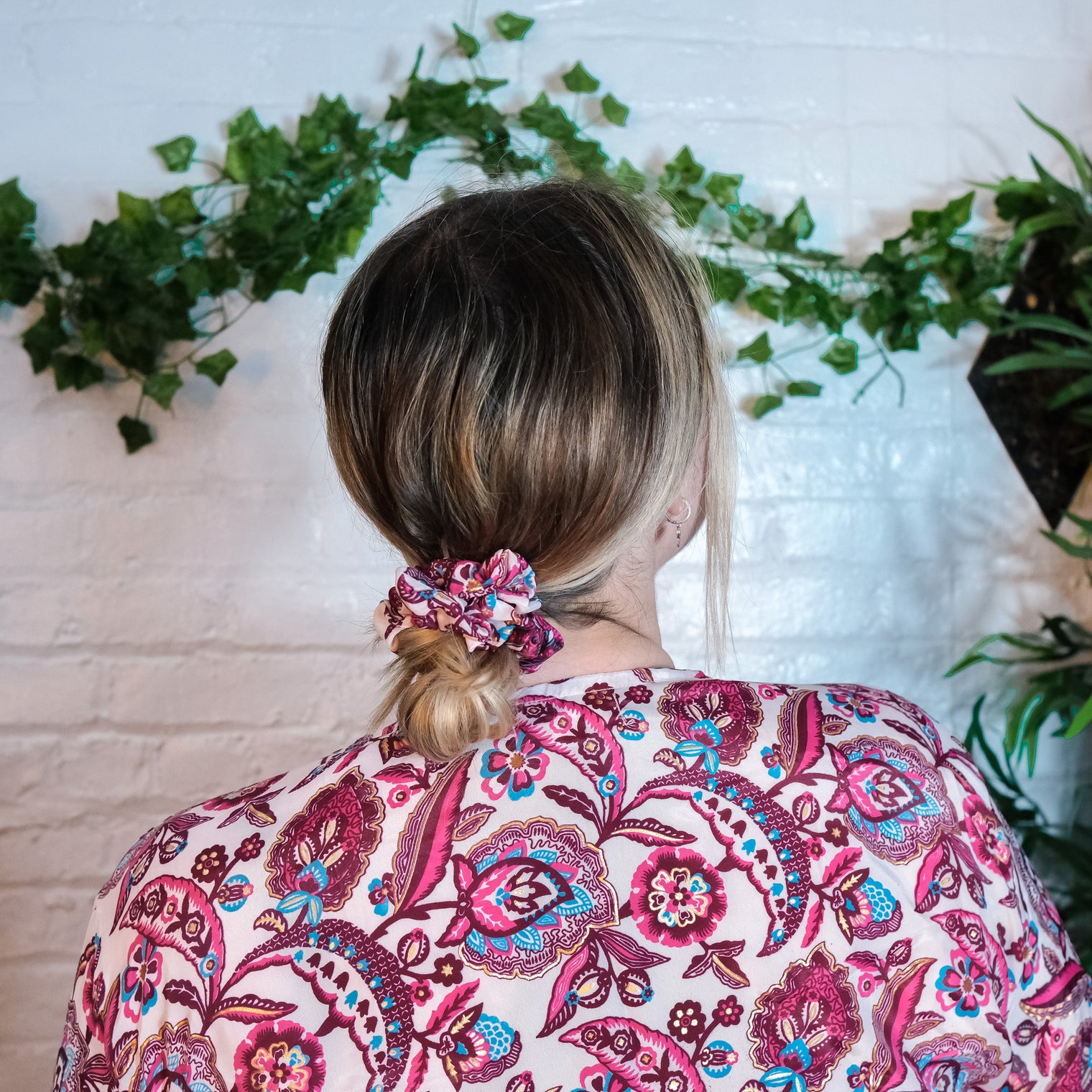 Boho Floral Scrunchies