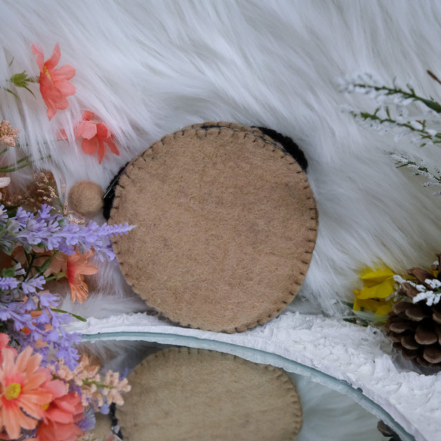 Handmade Felted Pug Purse