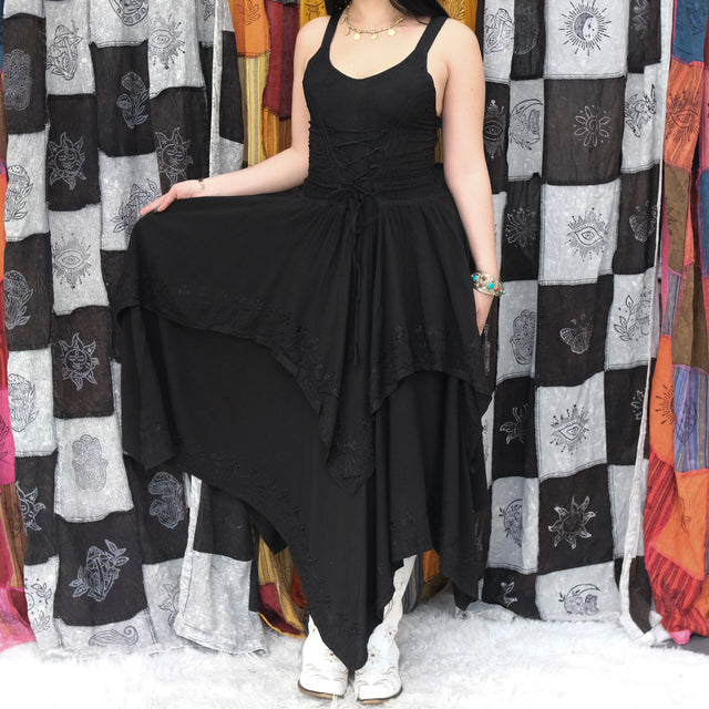 Fairycore Lace Up Dress