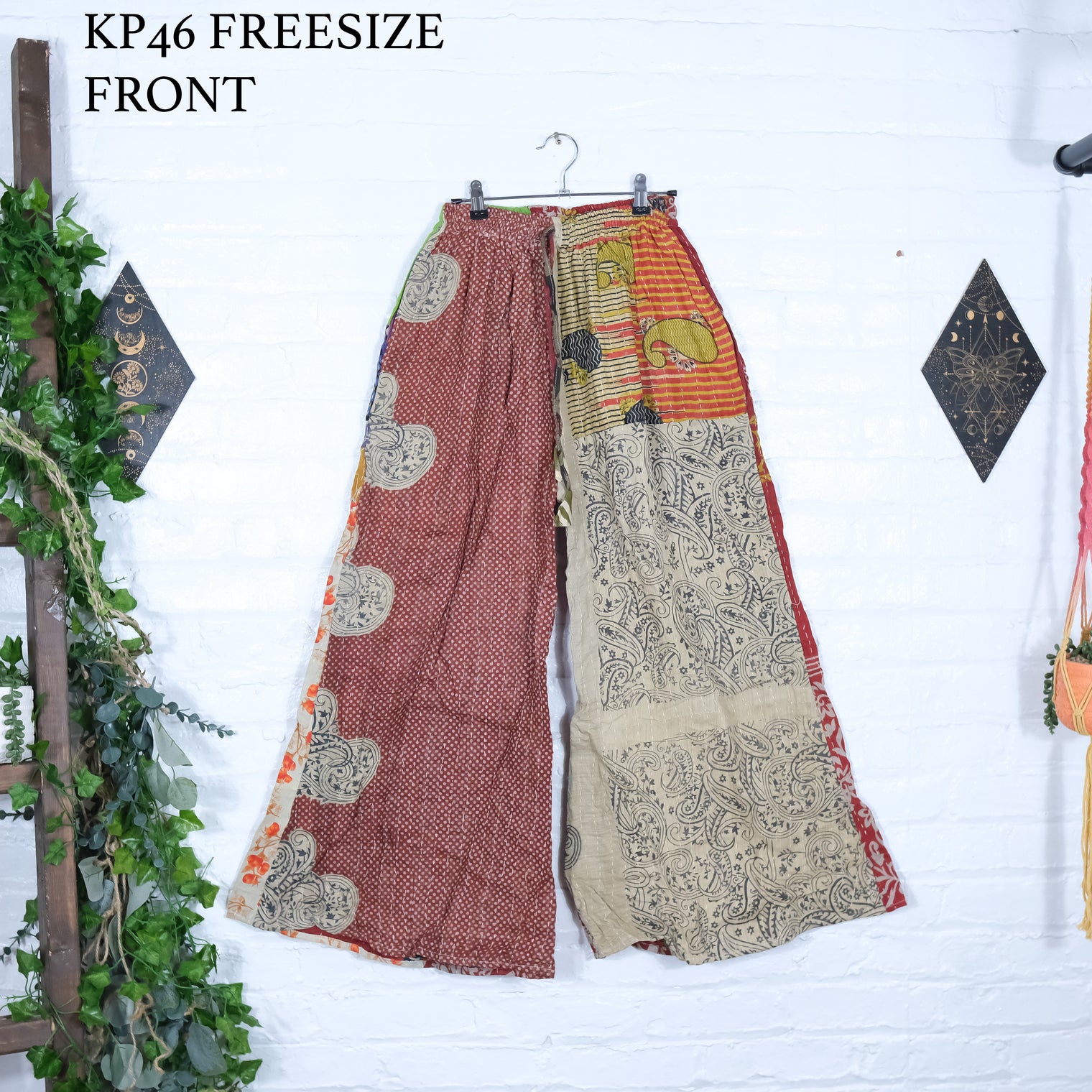 Kantha Wide Leg Pants