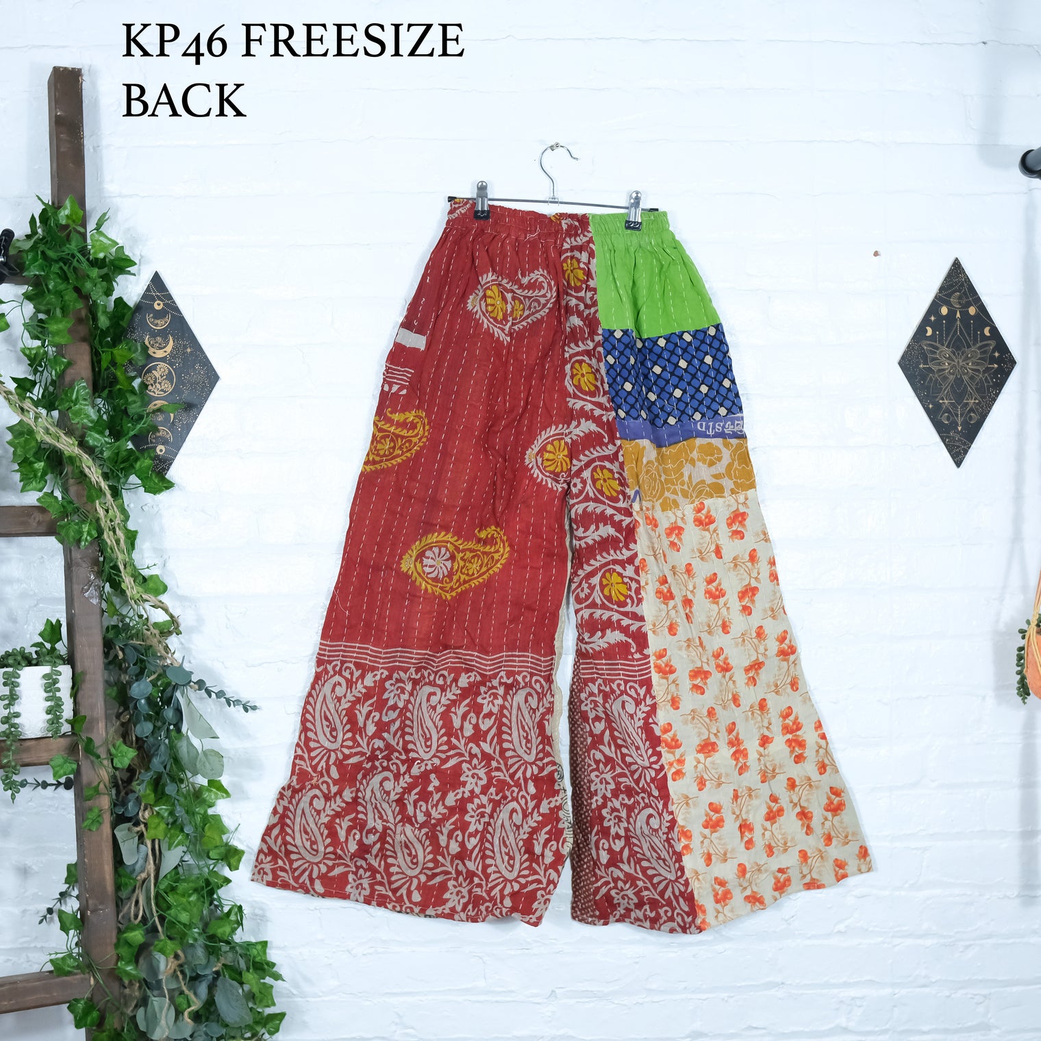 Kantha Wide Leg Pants