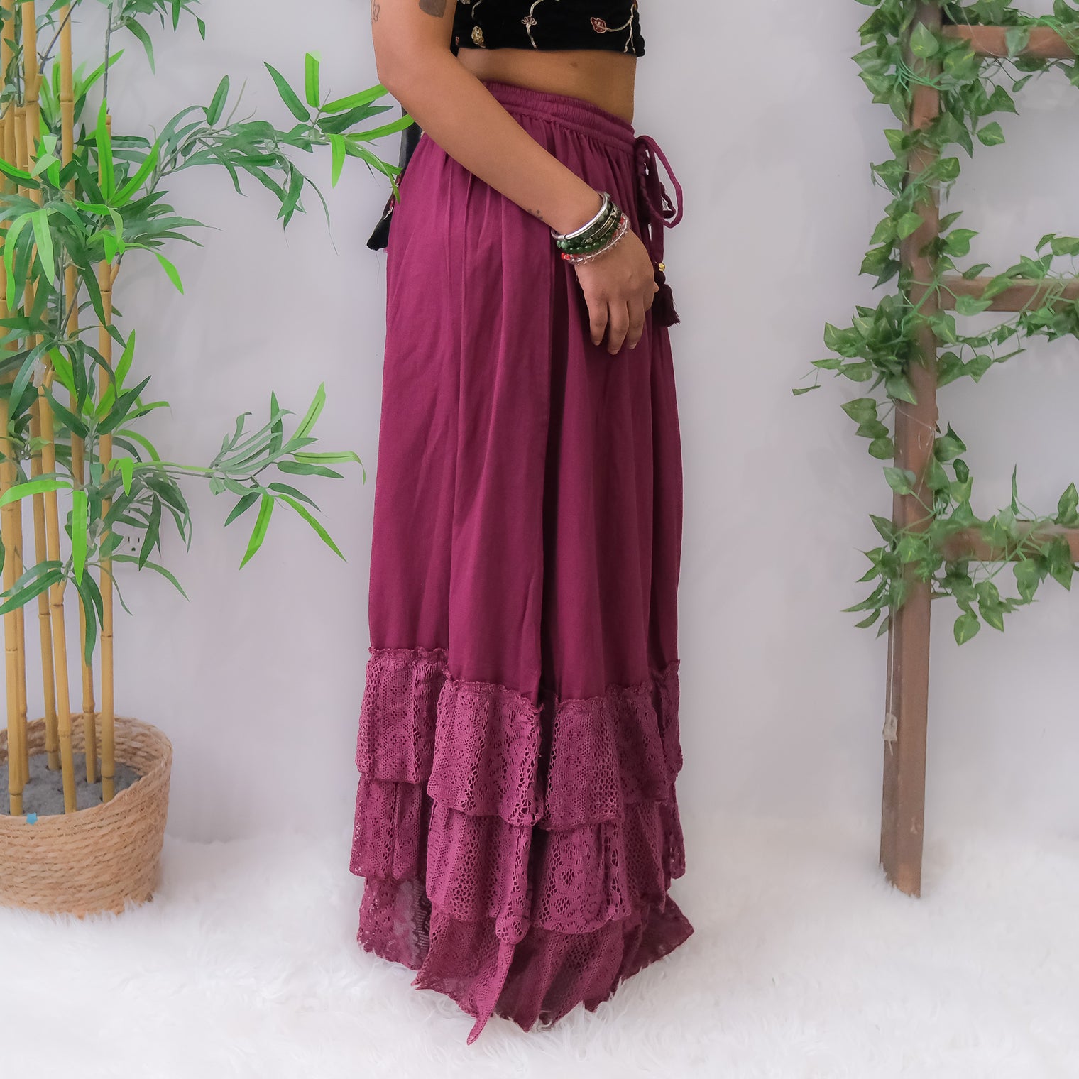 Prairie Goddess Lace Maxi