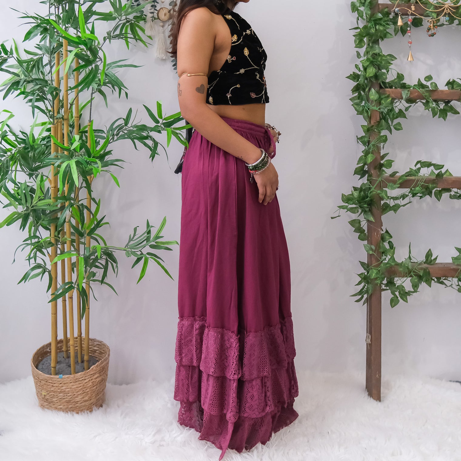 Prairie Goddess Lace Maxi