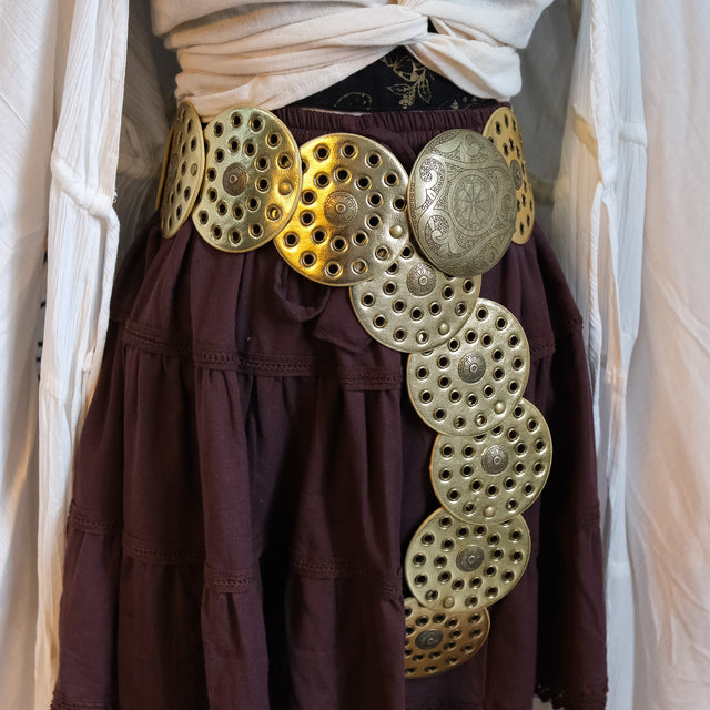 Boho Big Disc Belts