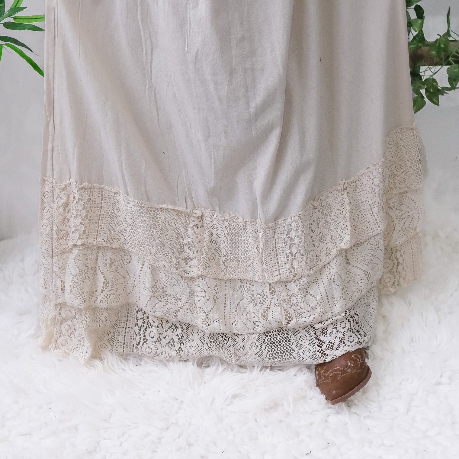 Prairie Goddess Lace Maxi