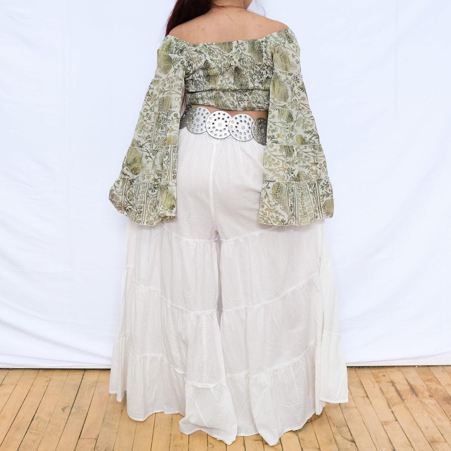 Fairy Goddess Ruffle Sleeve Top