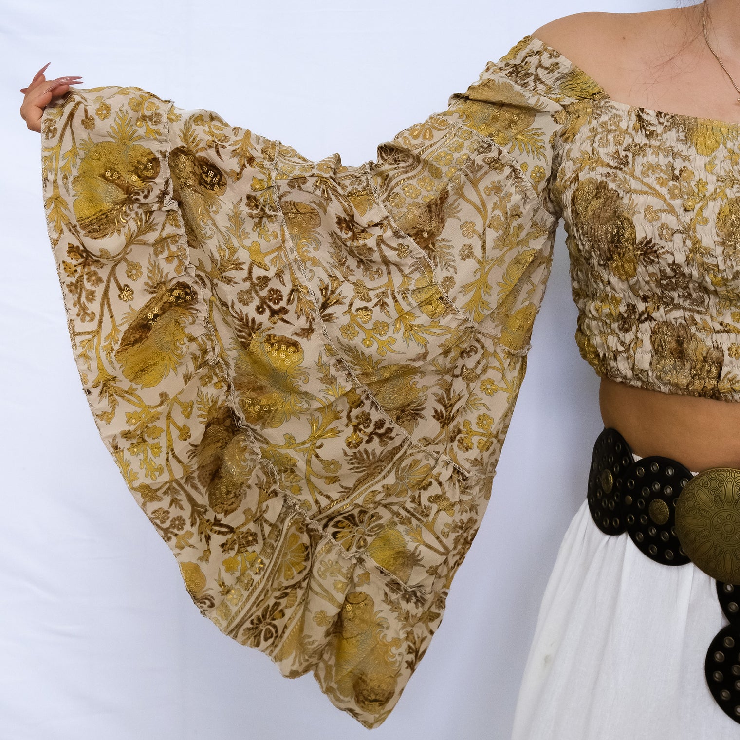 Fairy Goddess Ruffle Sleeve Top