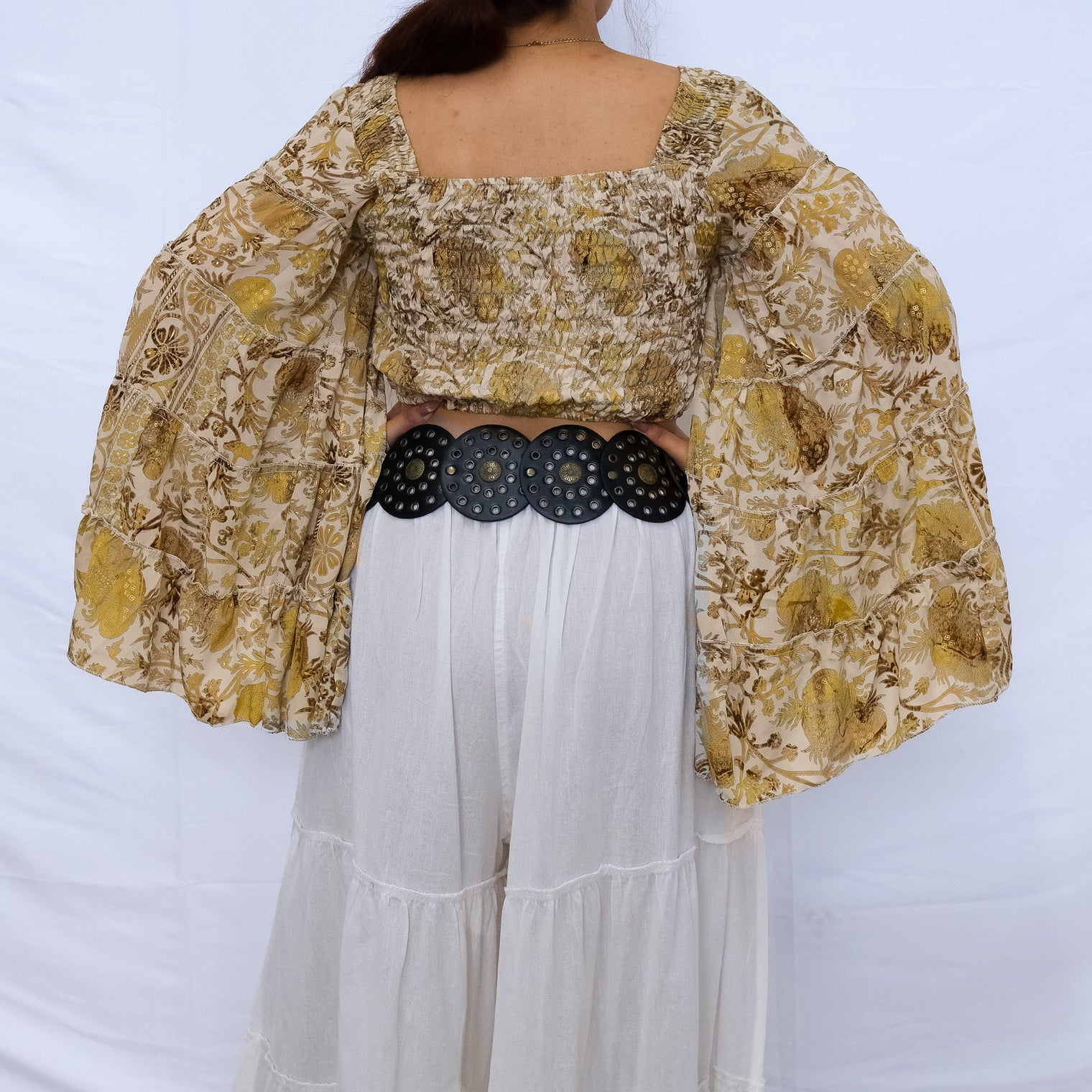 Fairy Goddess Ruffle Sleeve Top