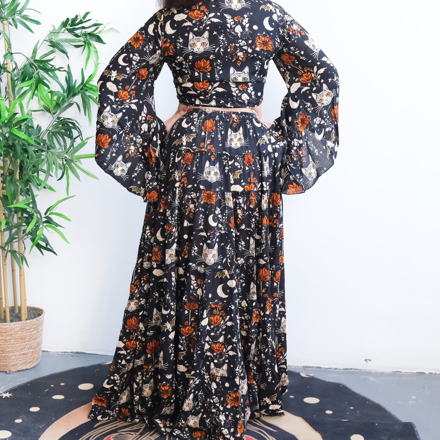 Luna Mystic Witchy Skirt and Bell Sleeve Top