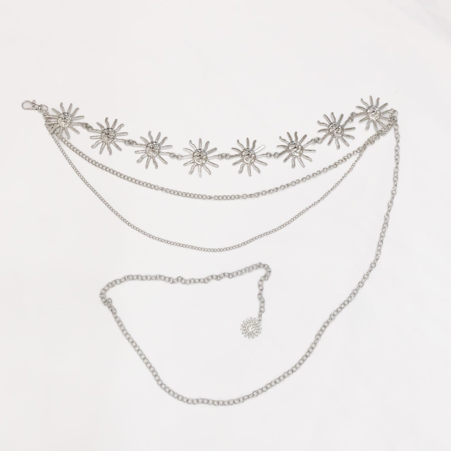 Plus Size Celestial Sun Chain Belt