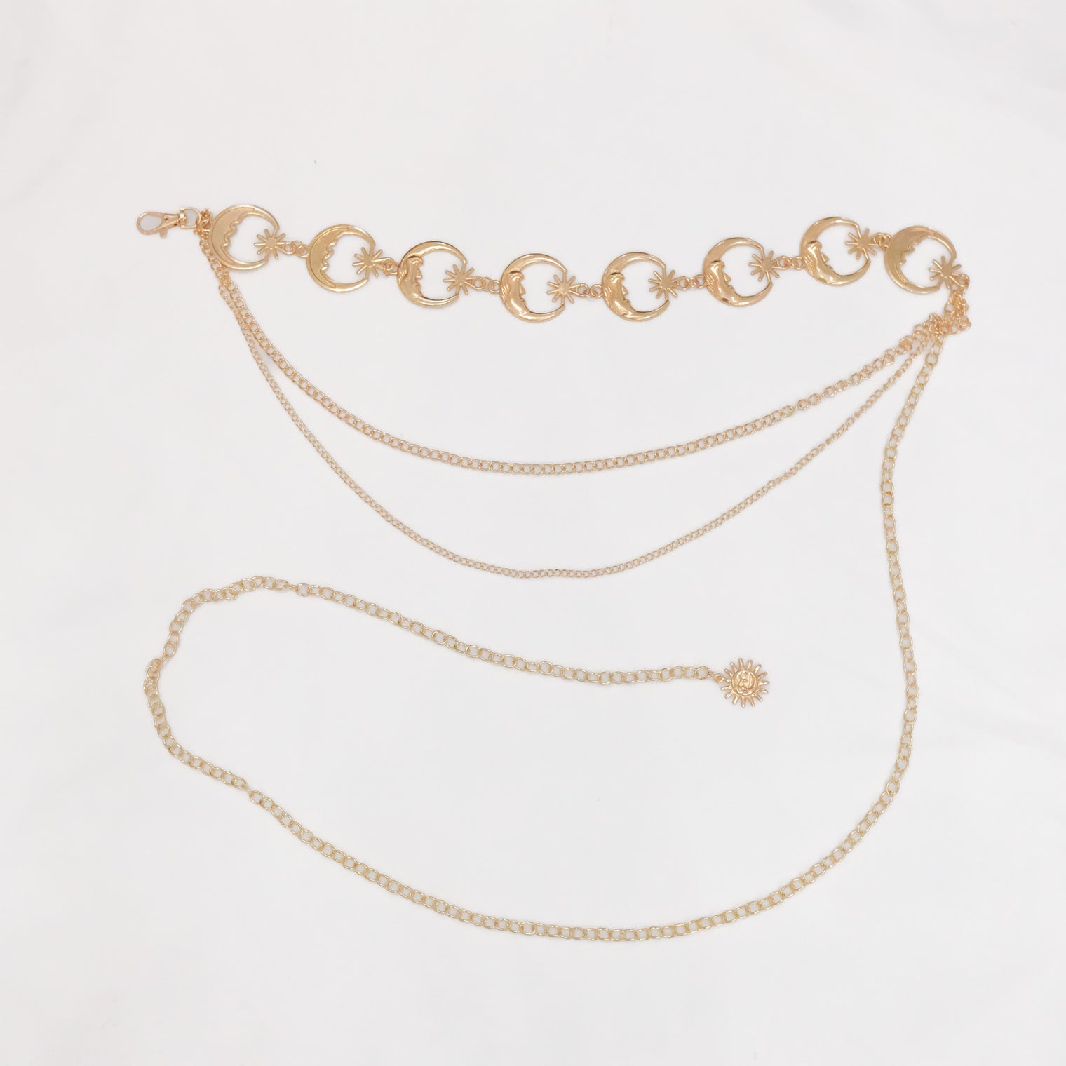 Plus Size Moon Goddess Chain Belt