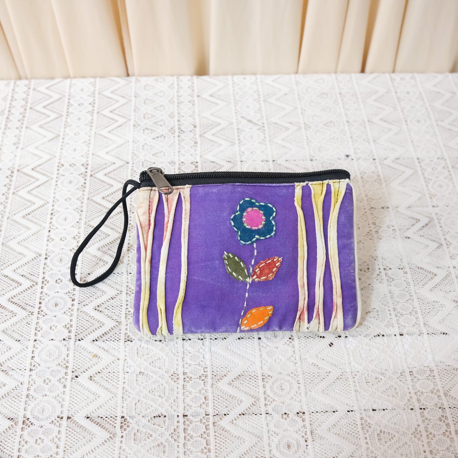 Patchwork Small Cotton Purse