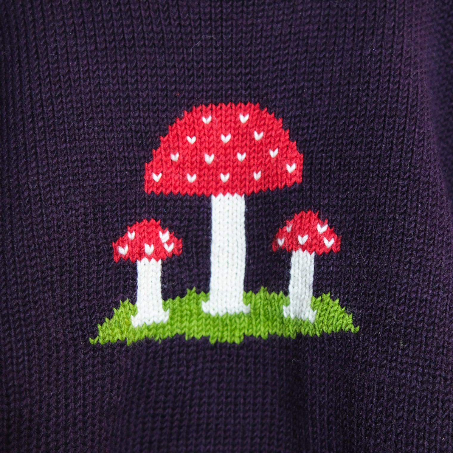 Mushroom Magic Knitted Sweater