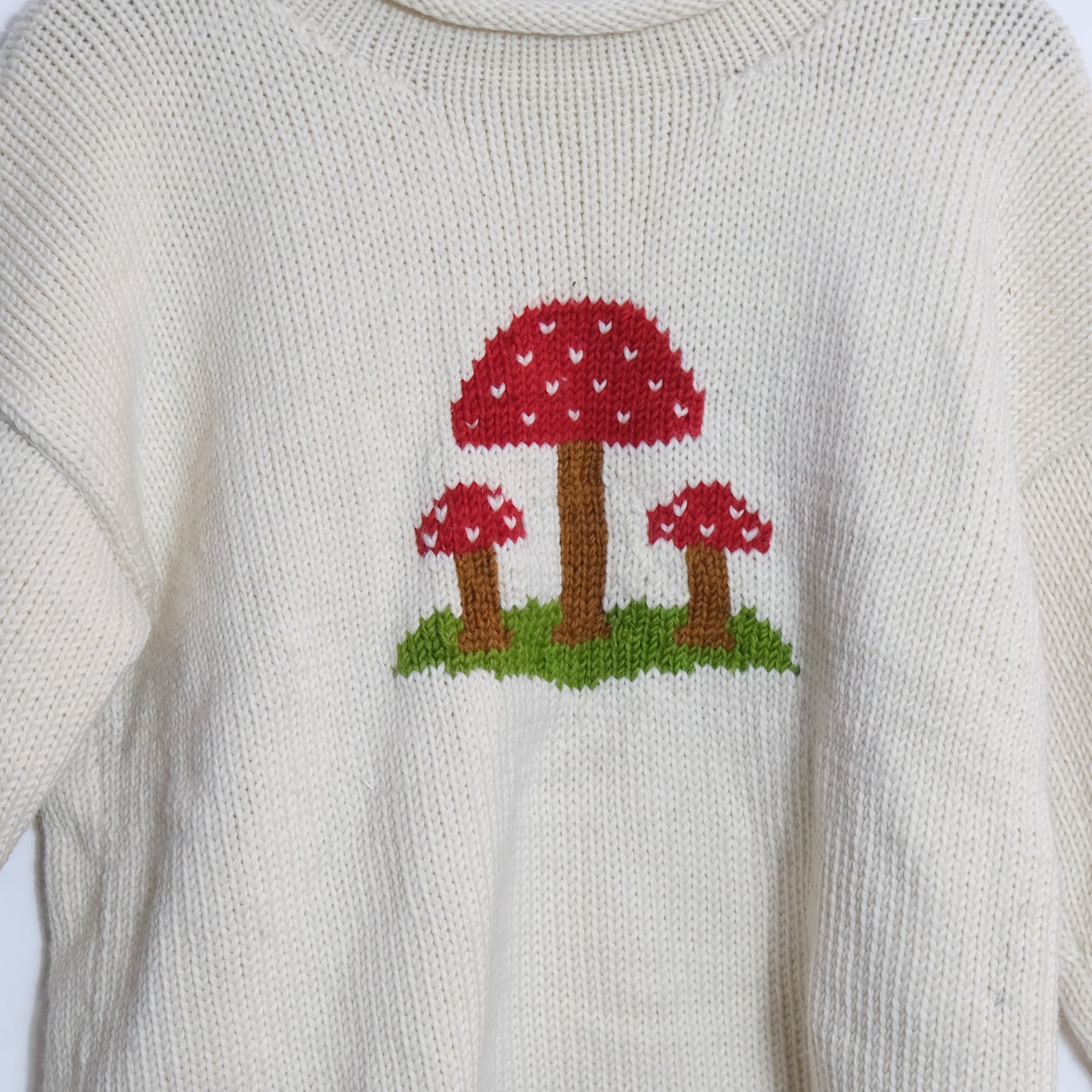 Mushroom Magic Knitted Sweater