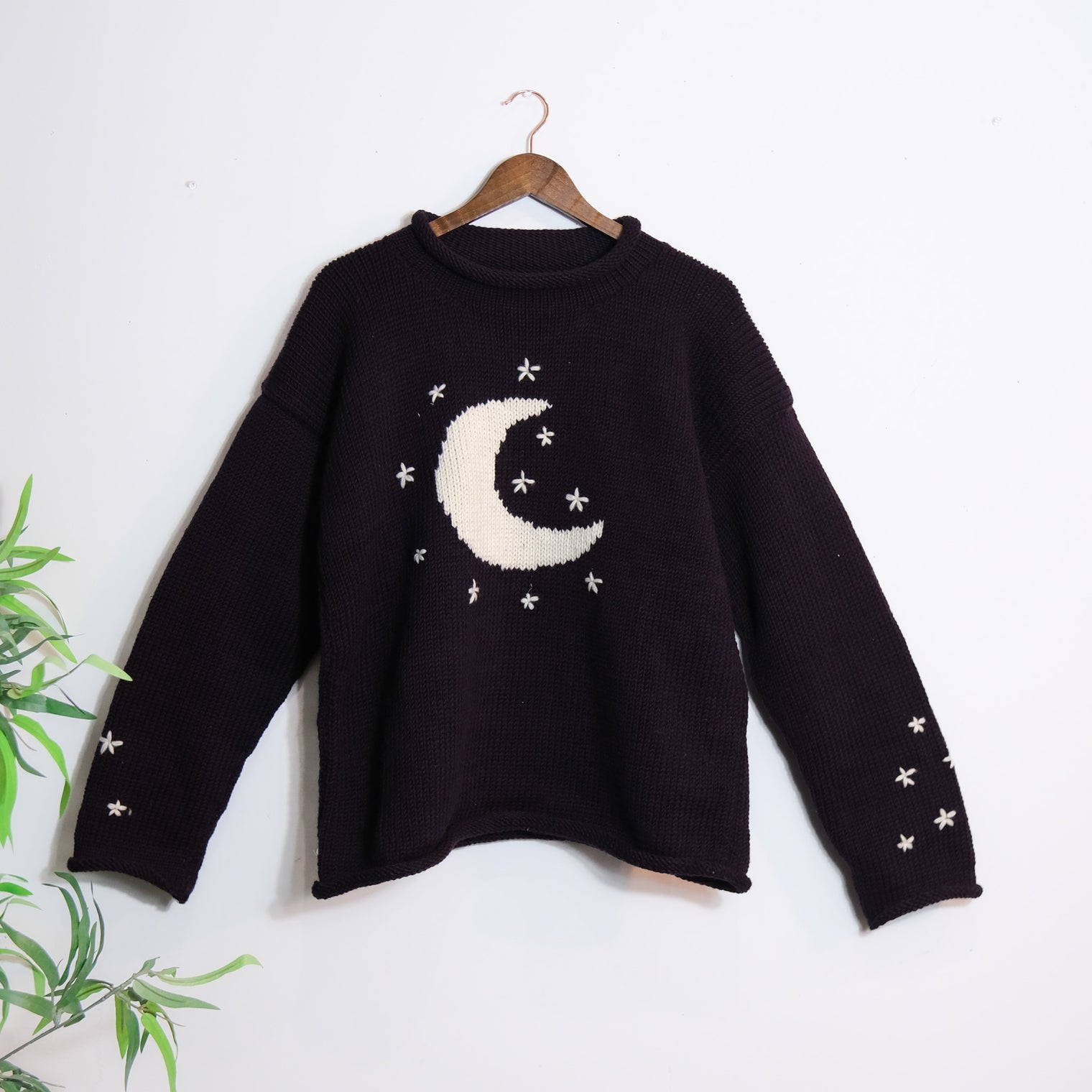 Moonlit Harmony Knit Pullover