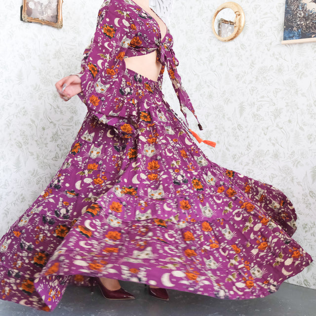 Luna Mystic Witchy Skirt and Bell Sleeve Top