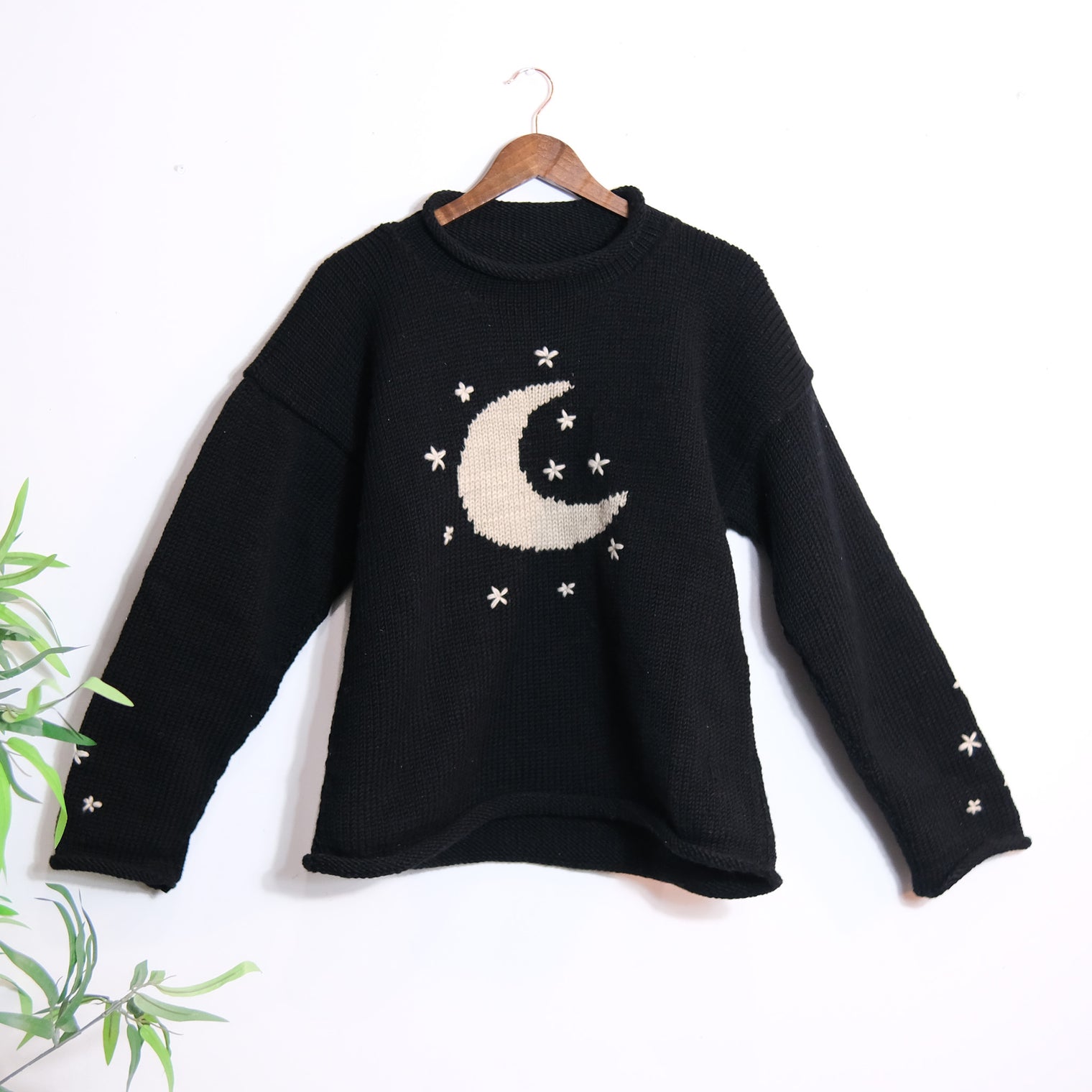 Moonlit Harmony Knit Pullover