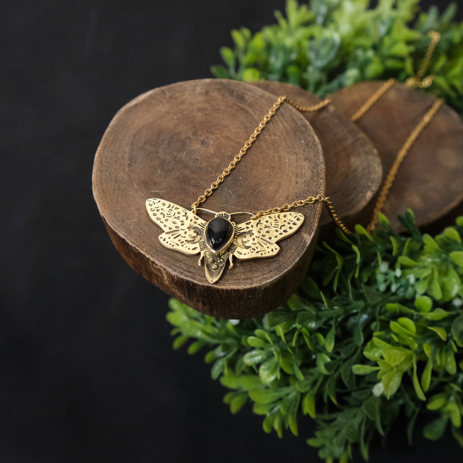 Boho Butterfly Crystal Necklace