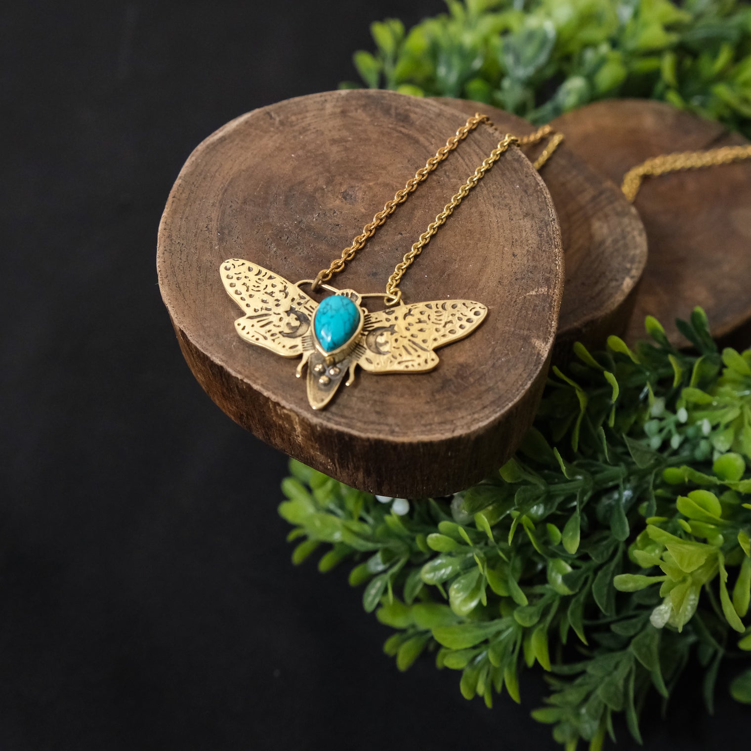 Boho Butterfly Crystal Necklace