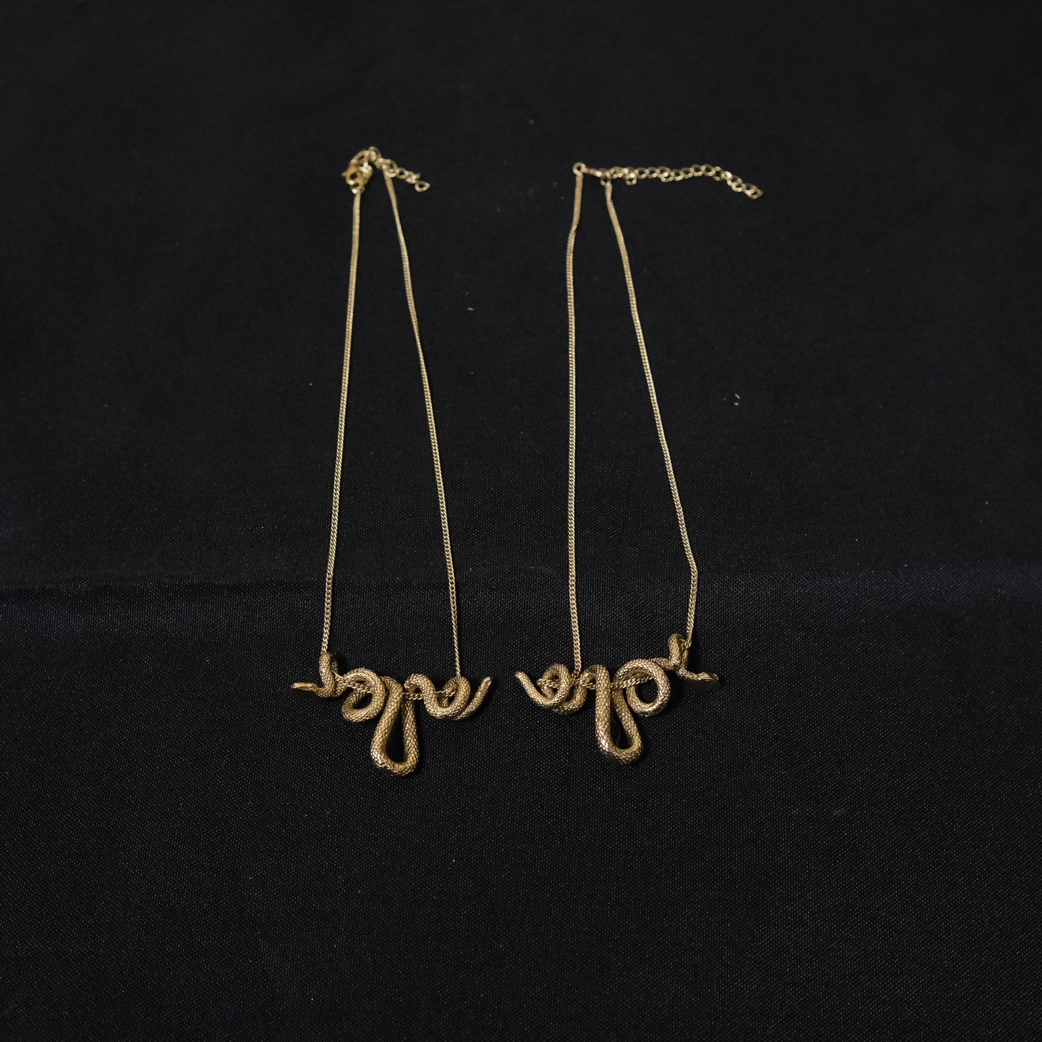 Boho Serpent Gold Filled Necklace