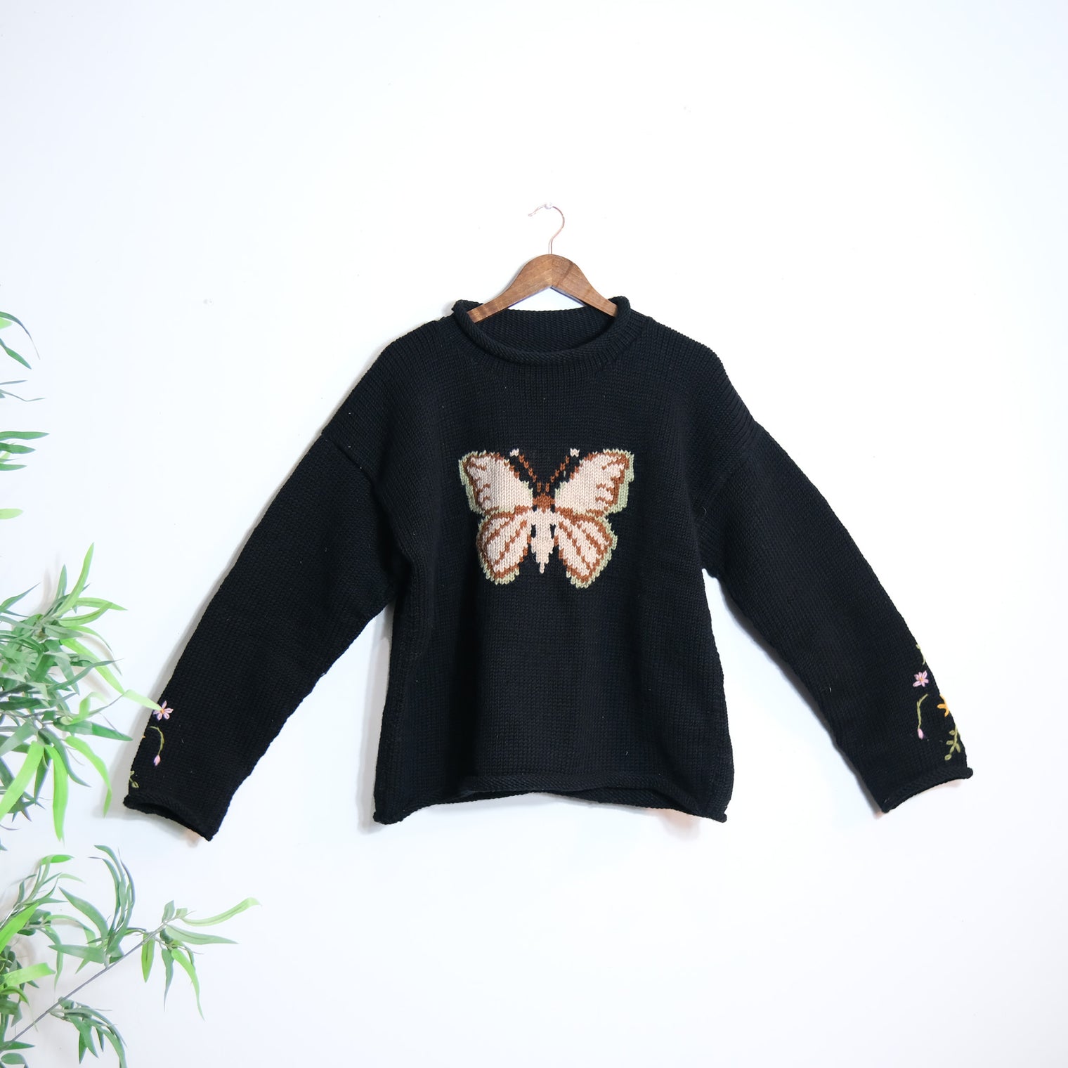 Butterfly Bliss Knit Sweater