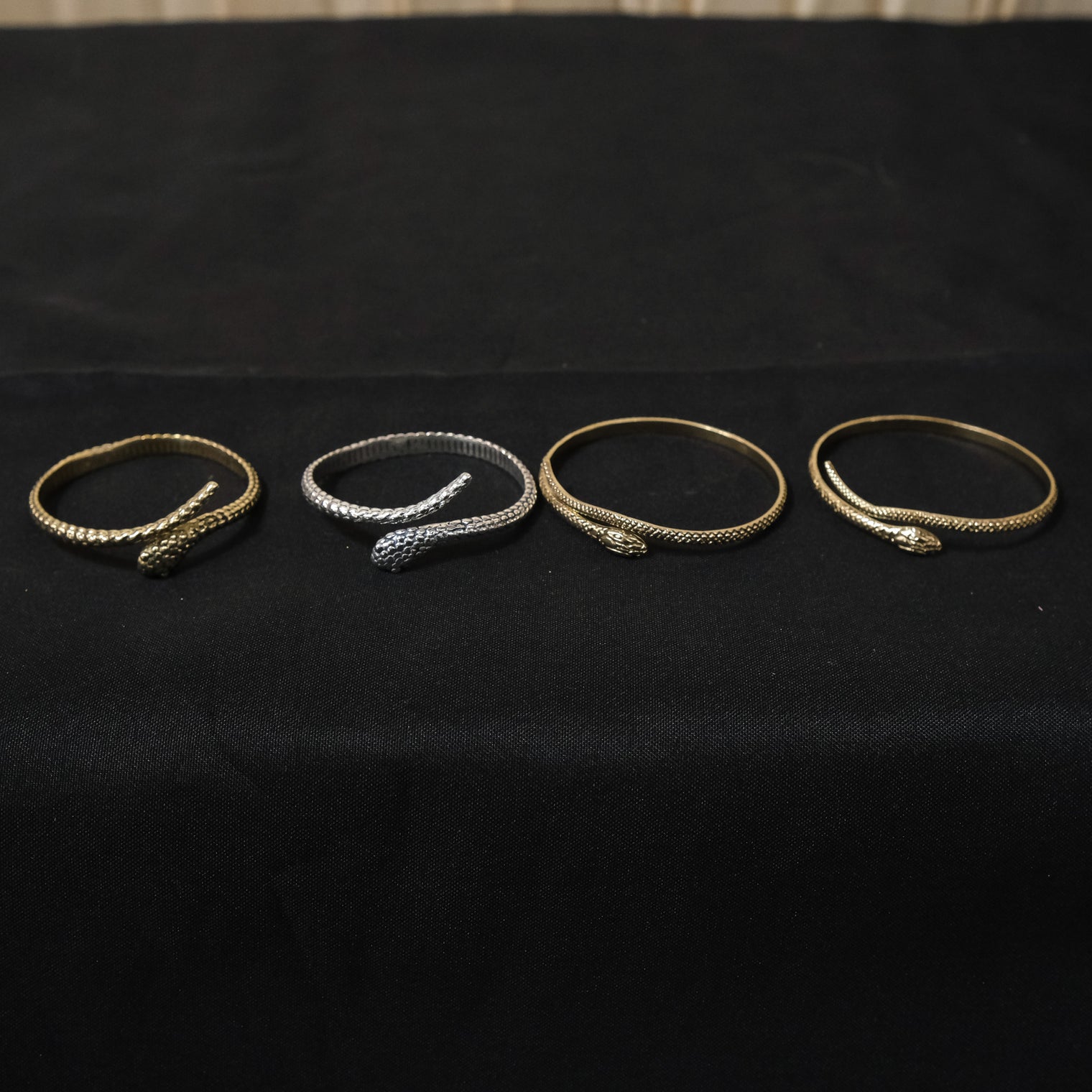 Boho Metal Snake Cuffs