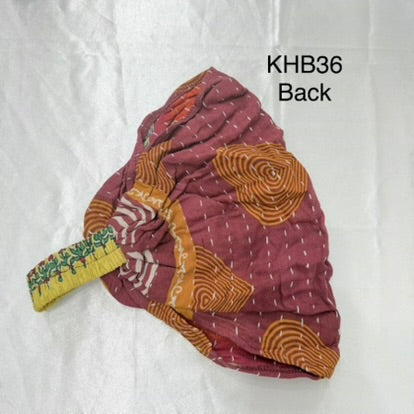 Handmade Kantha Cotton Head Wrap