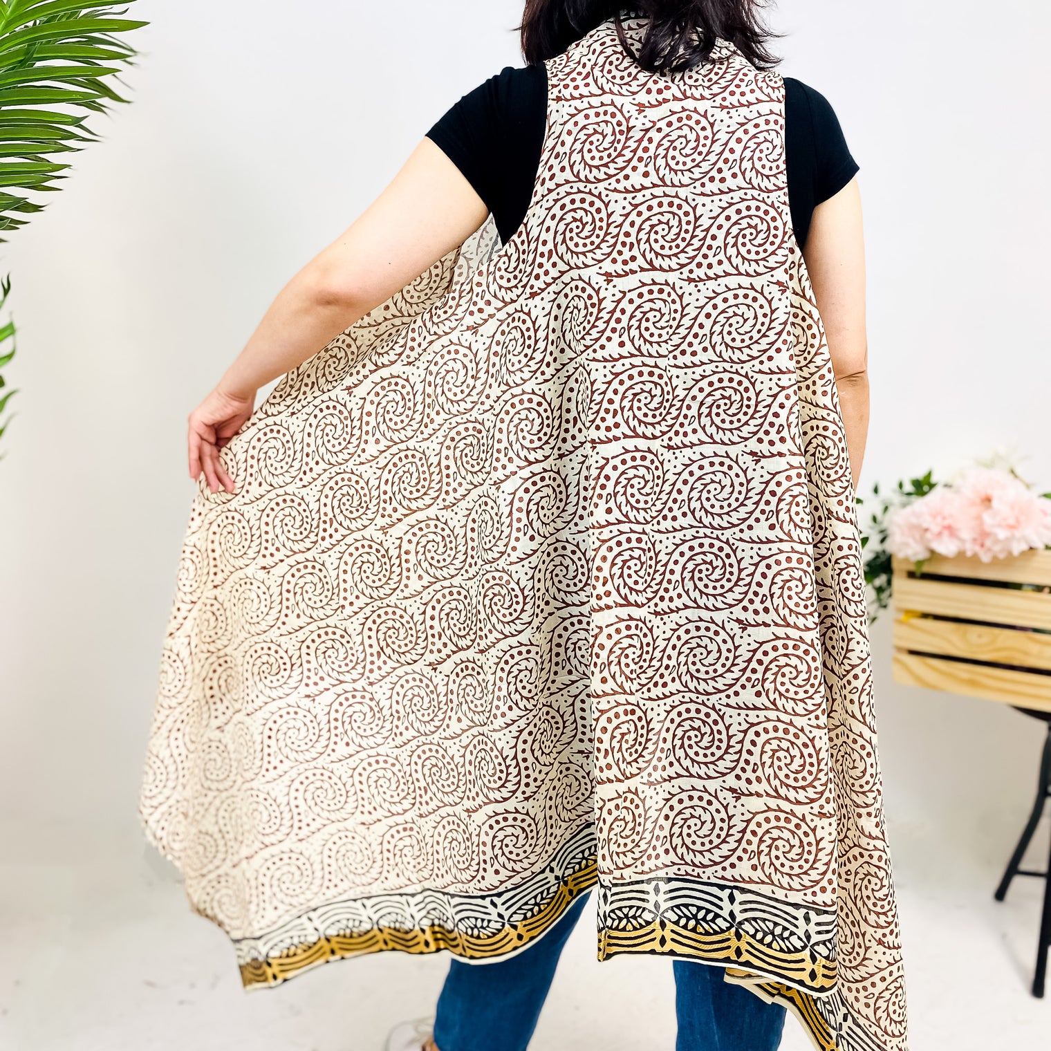 Cotton Flowy Cardigan