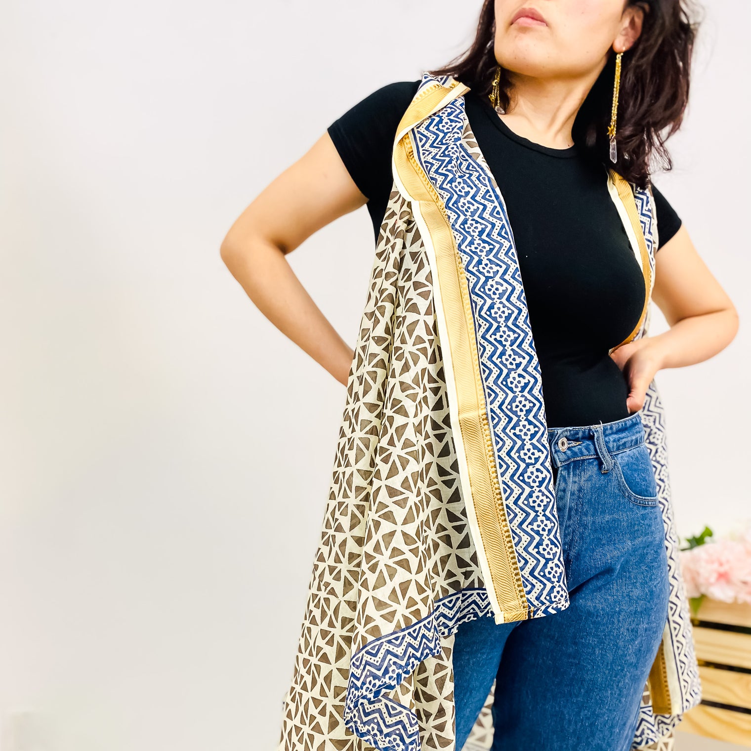 Cotton Flowy Cardigan