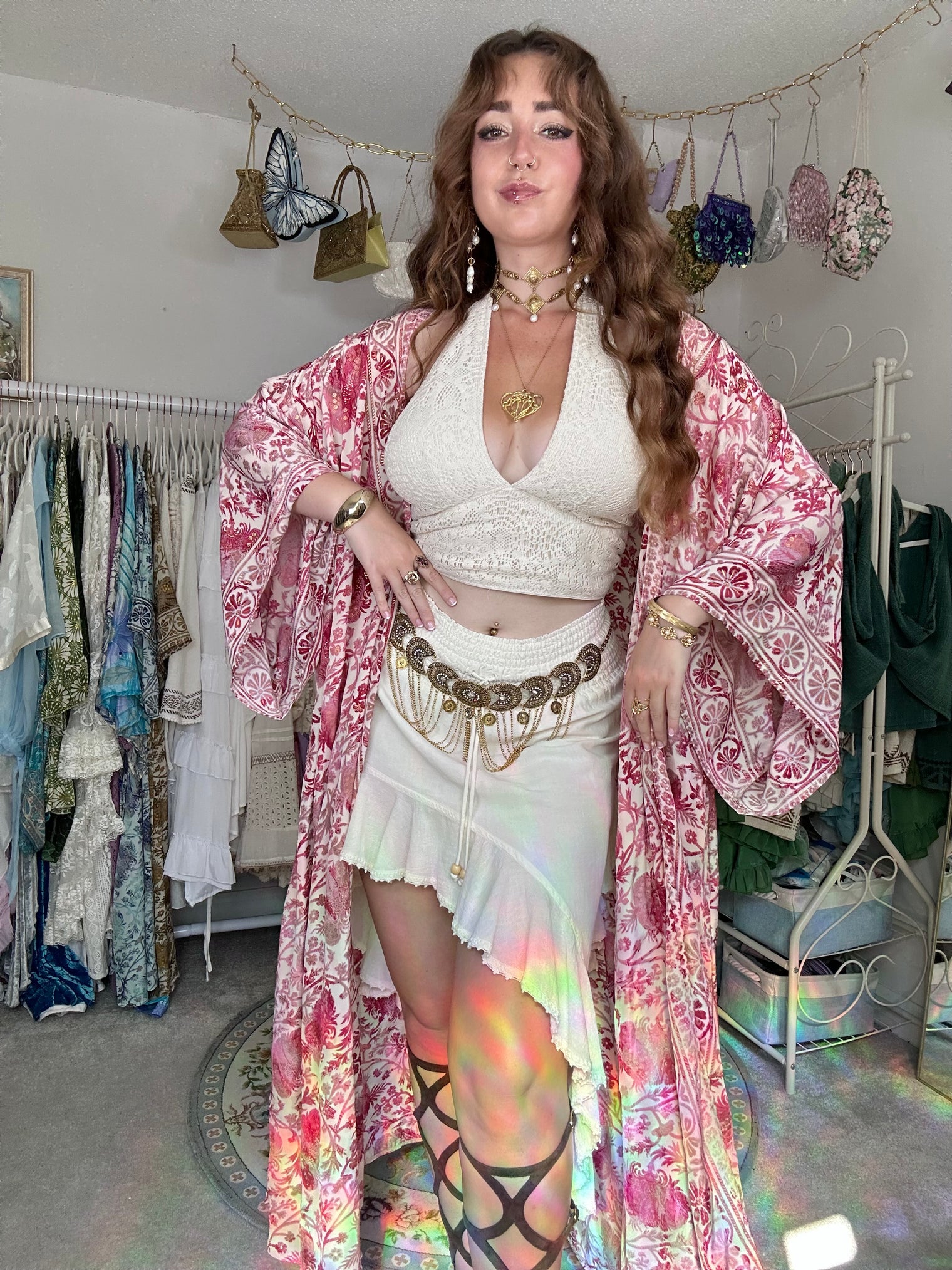 Bohemian Style Long Kimono