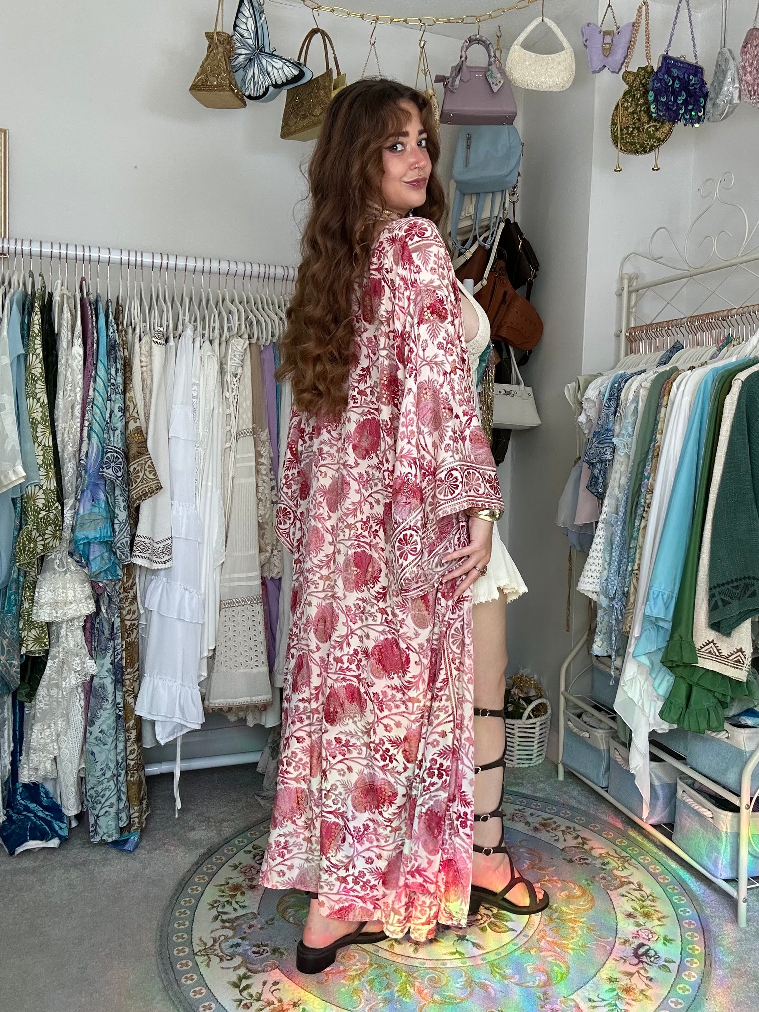 Bohemian Style Long Kimono