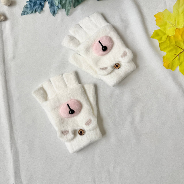Cute Bear Convertible Kids Mitten/Gloves