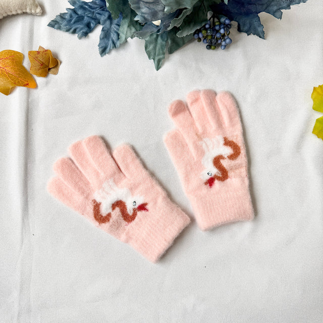 Kids Unicorn Winter Gloves