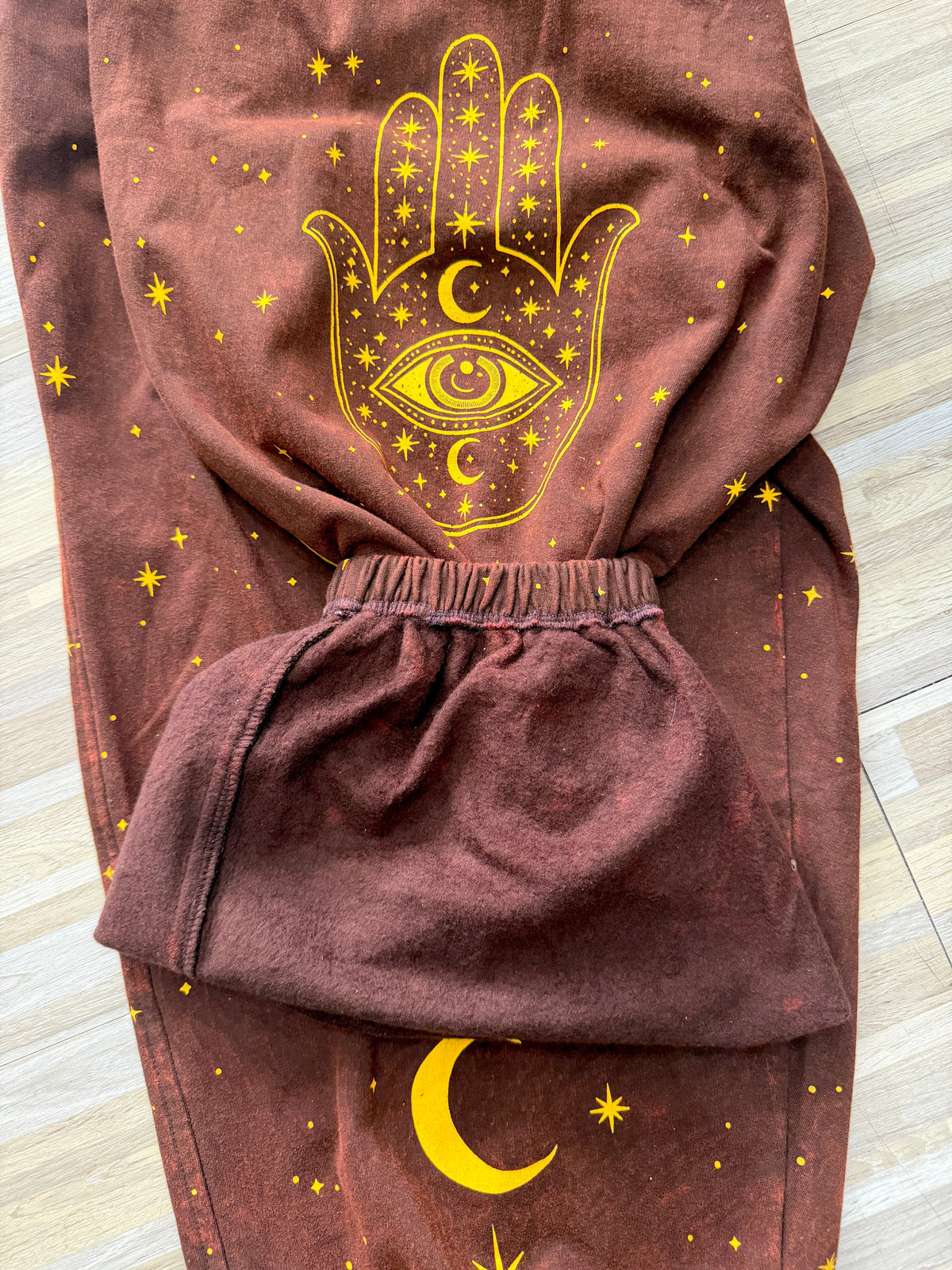 Cosmic Guardian Fleece Lined Baggy Pants