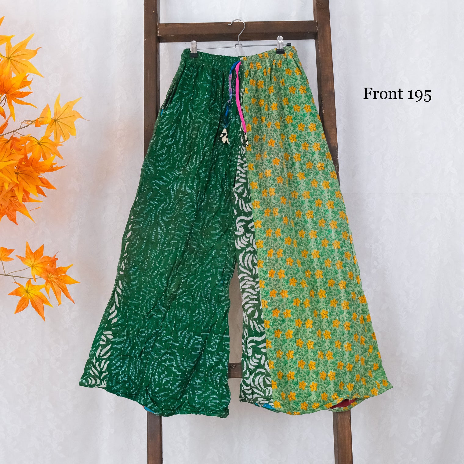 Kantha Wide Leg Pants
