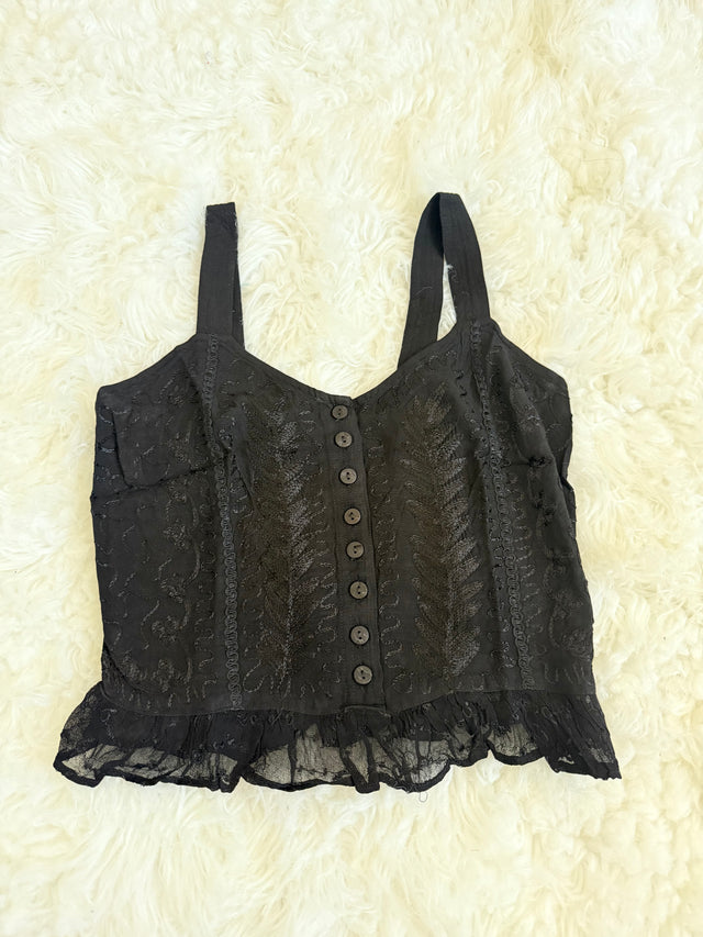 Embroidered Lace Top