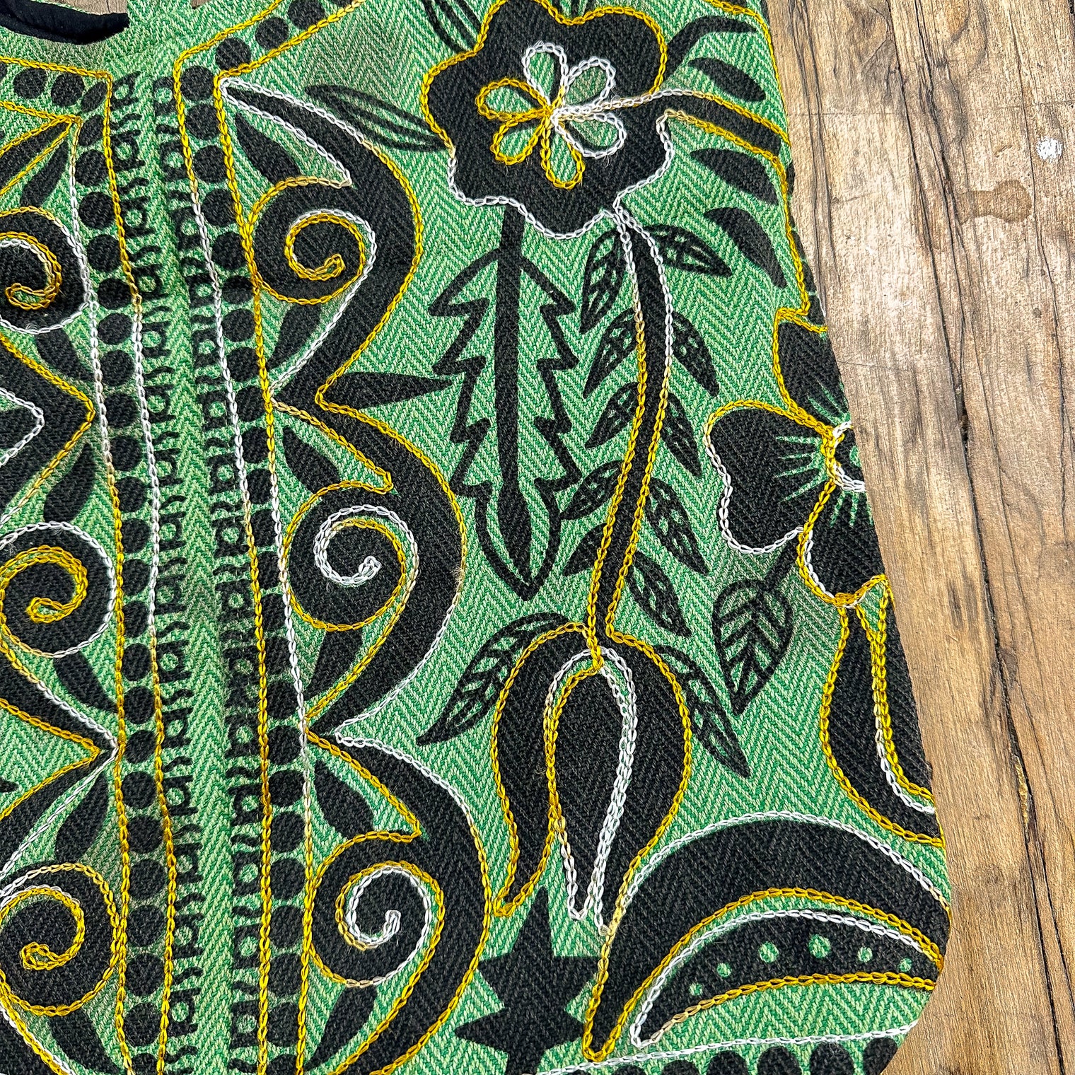 Embroidery Cotton Messenger Bag