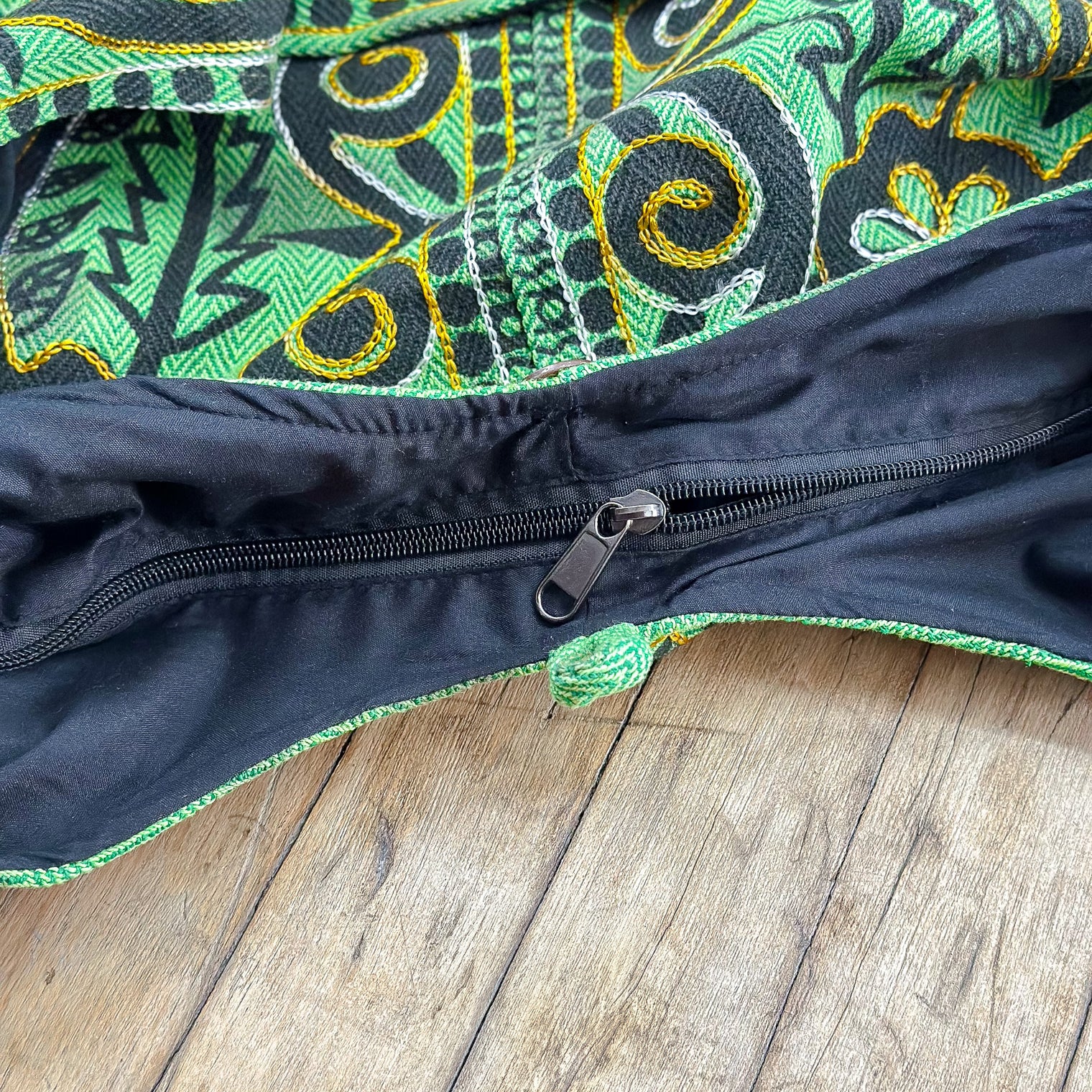 Embroidery Cotton Messenger Bag