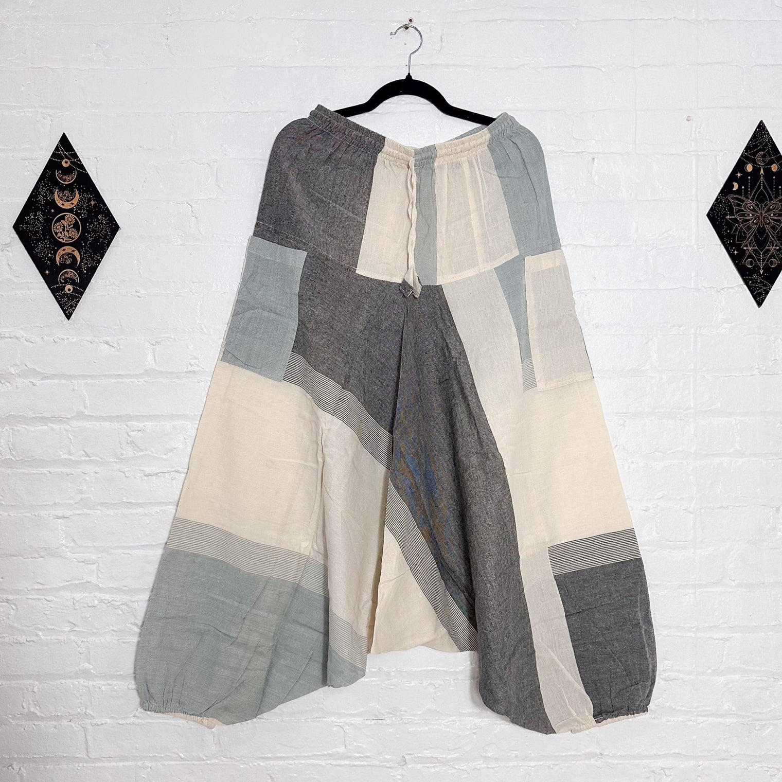 Unisex Organic Cotton Harem Pants with Pockets