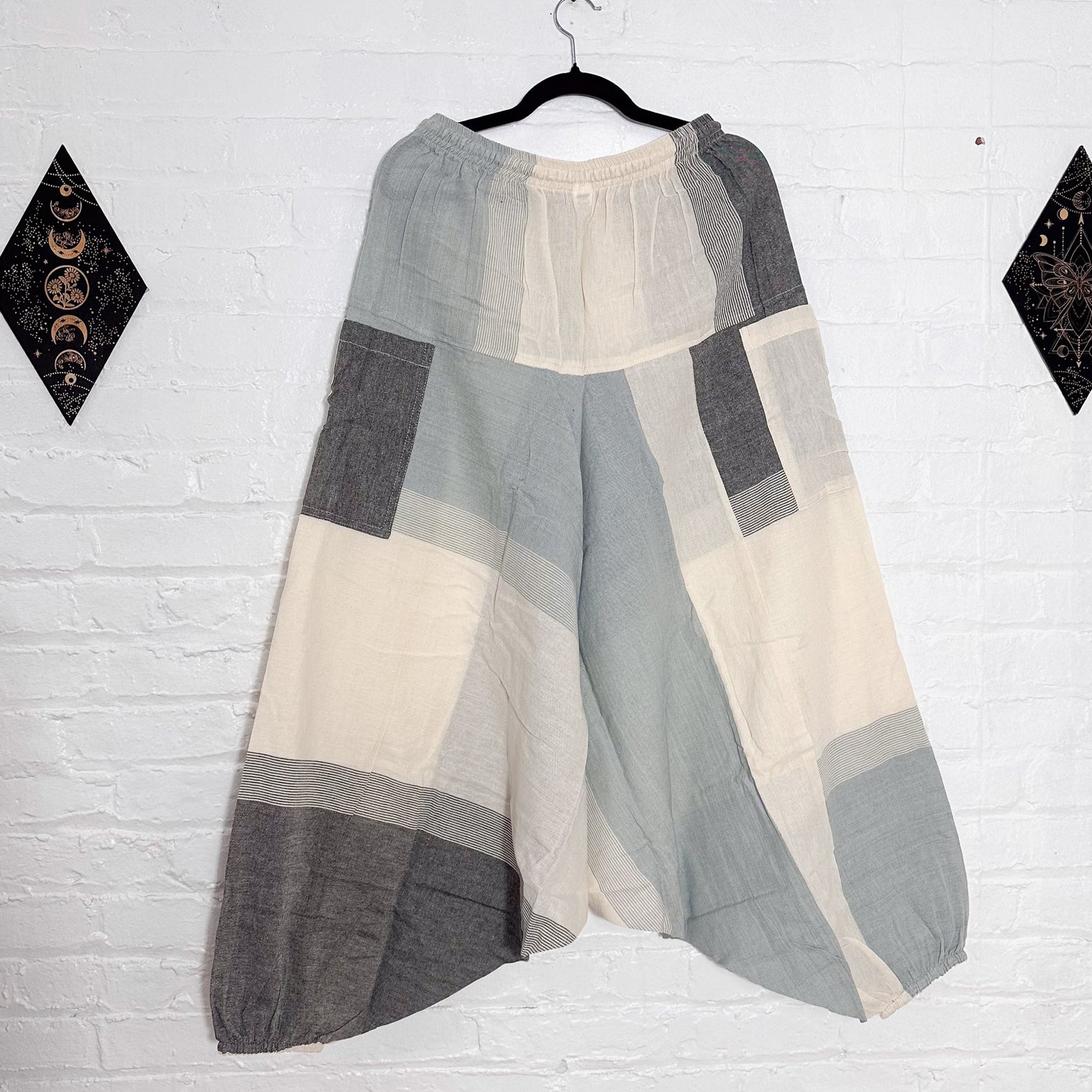 Unisex Organic Cotton Harem Pants with Pockets