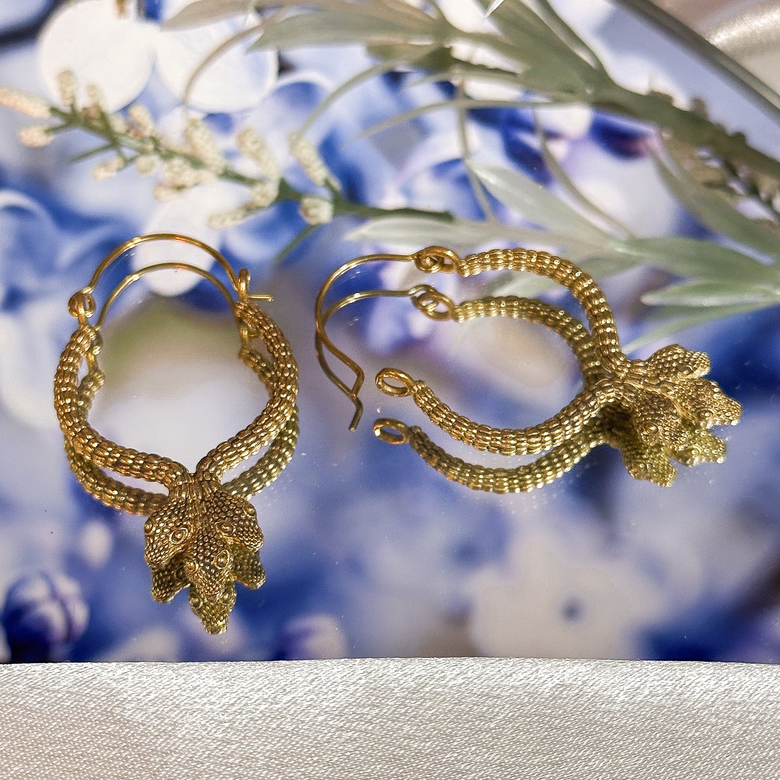 Gothic Snake Witchy Earring